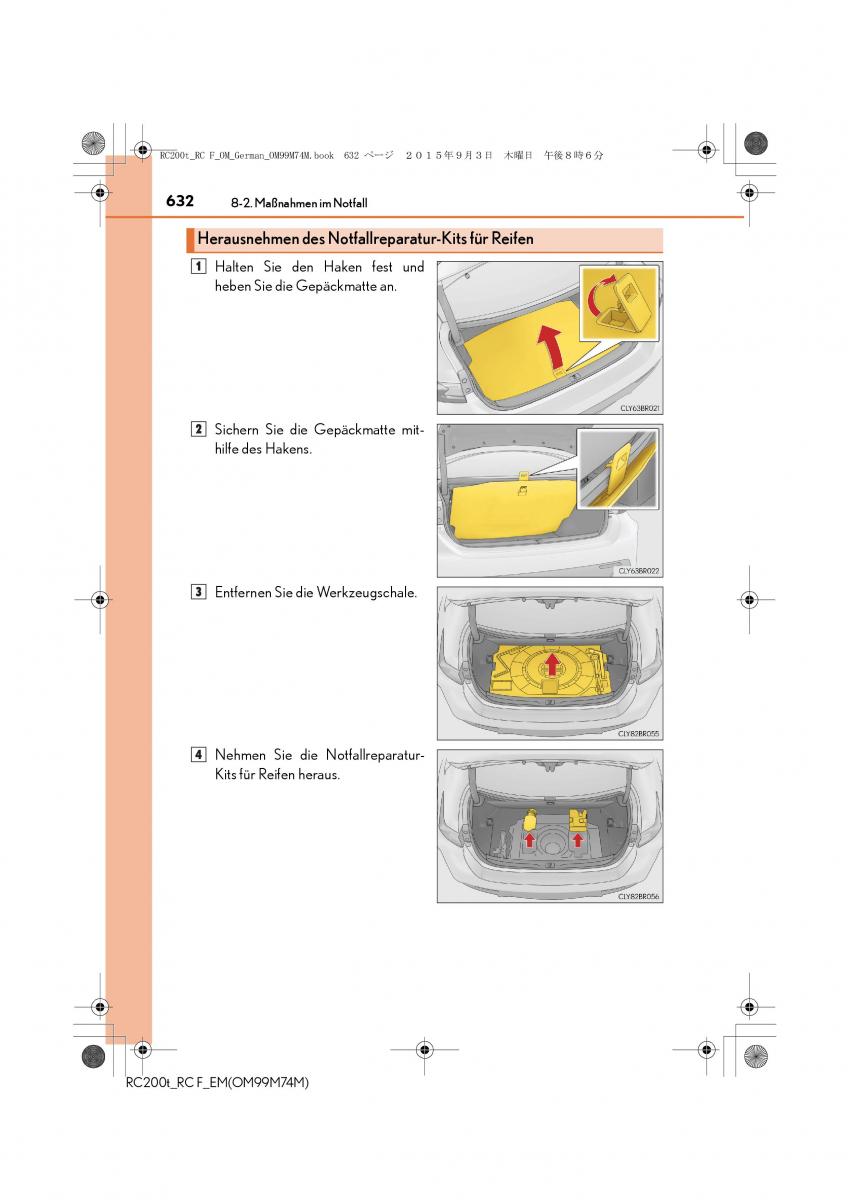 Lexus RC Handbuch / page 632