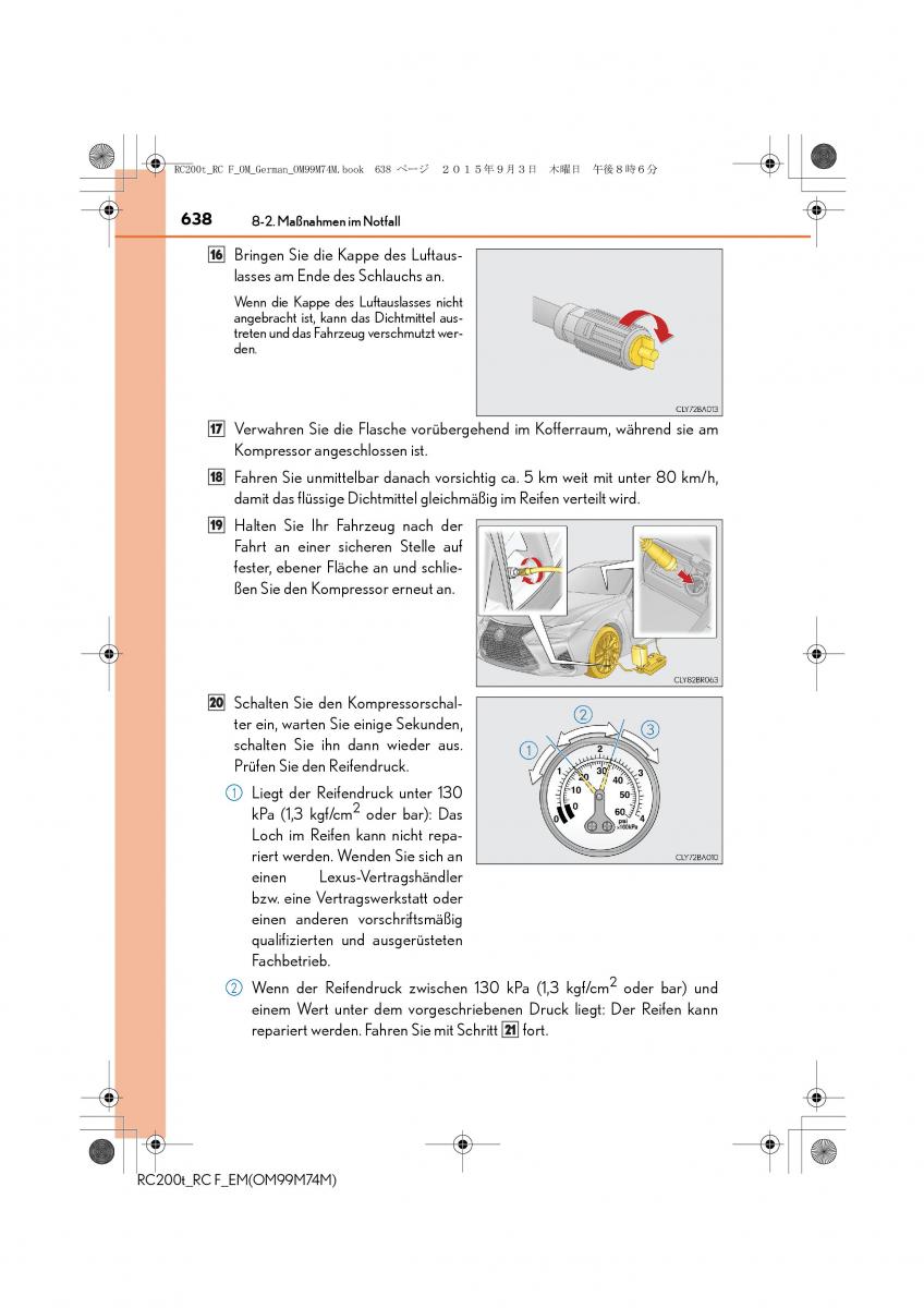 Lexus RC Handbuch / page 638