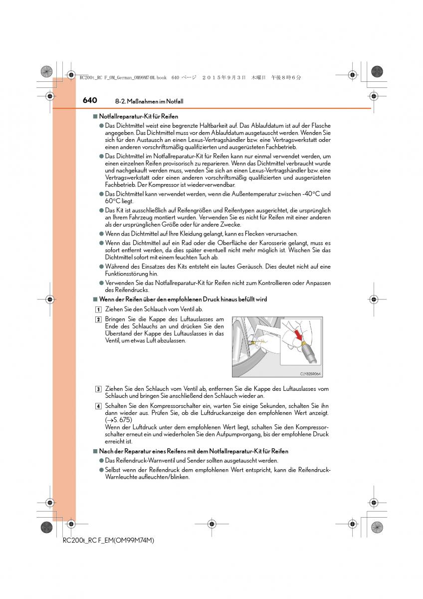 Lexus RC Handbuch / page 640