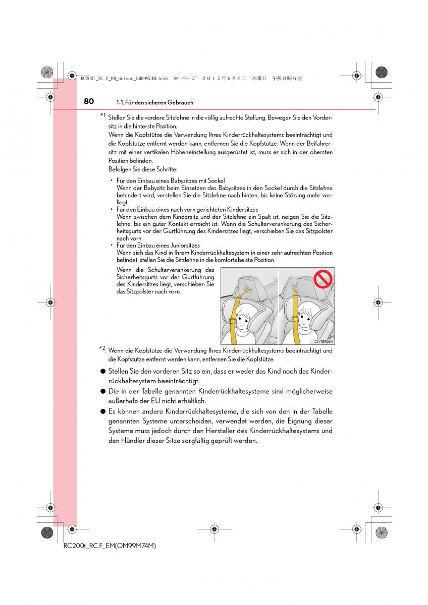 Lexus RC Handbuch / page 80