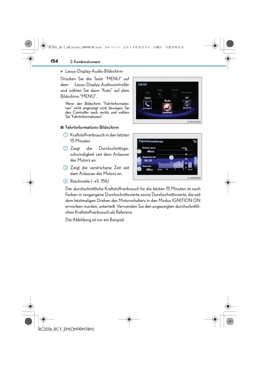 Lexus RC Handbuch / page 154