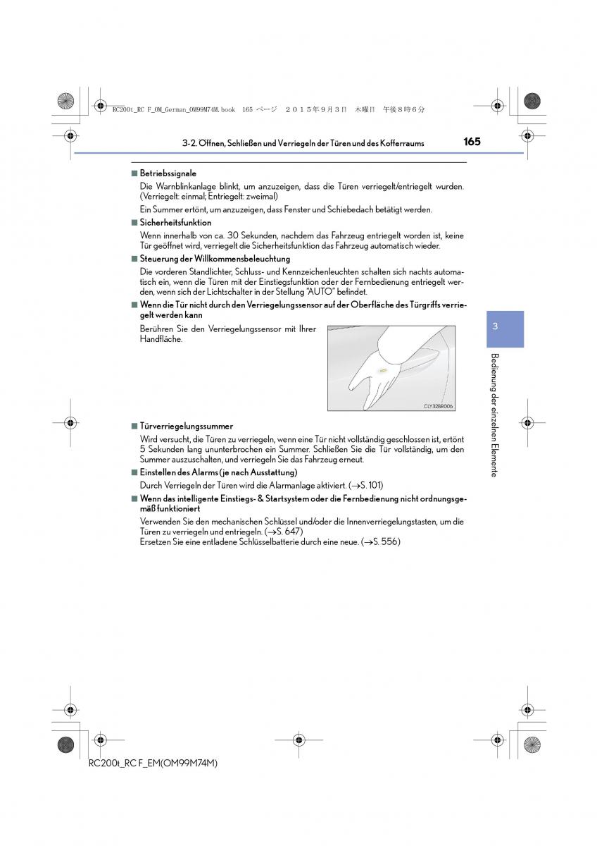 Lexus RC Handbuch / page 165