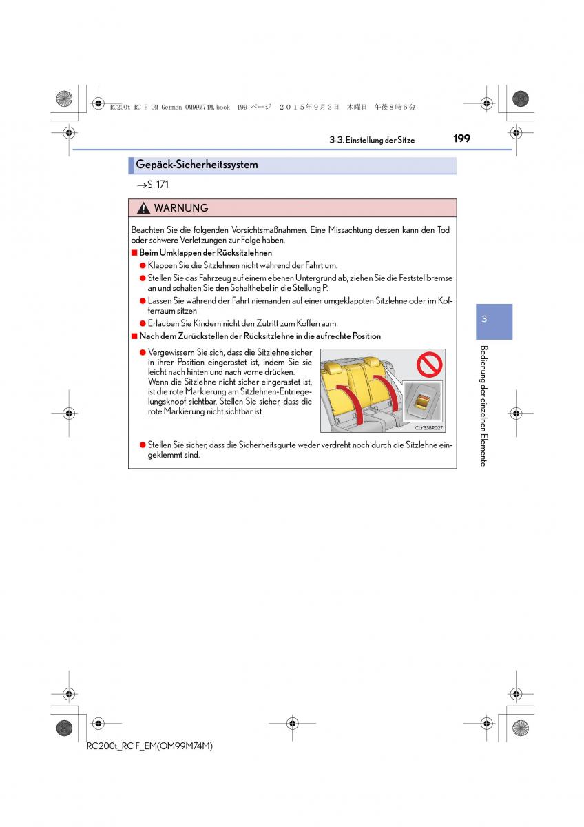 Lexus RC Handbuch / page 199