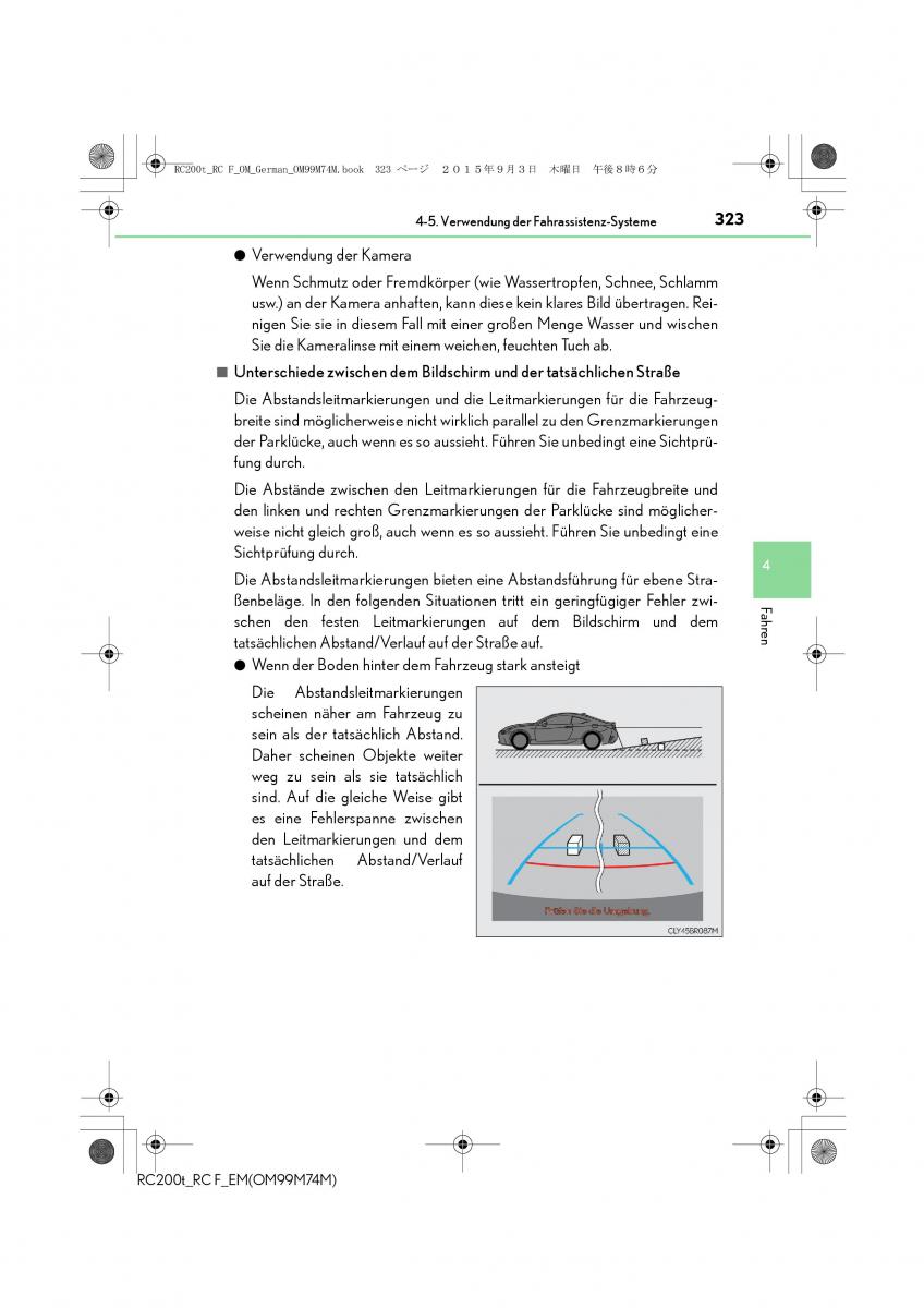 Lexus RC Handbuch / page 323