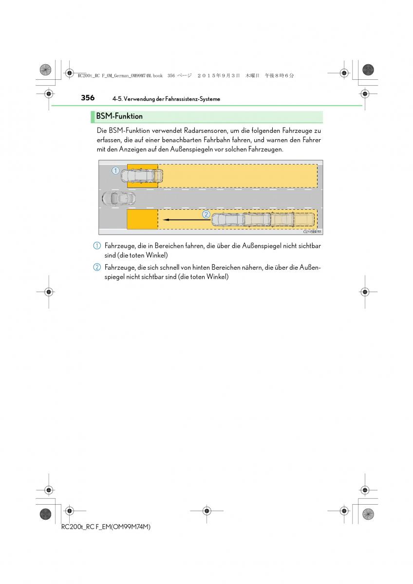 Lexus RC Handbuch / page 356