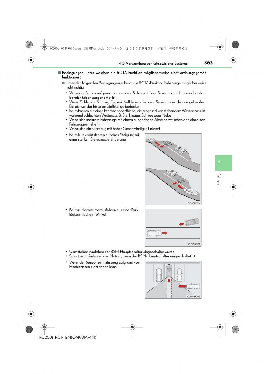 Lexus RC Handbuch / page 363