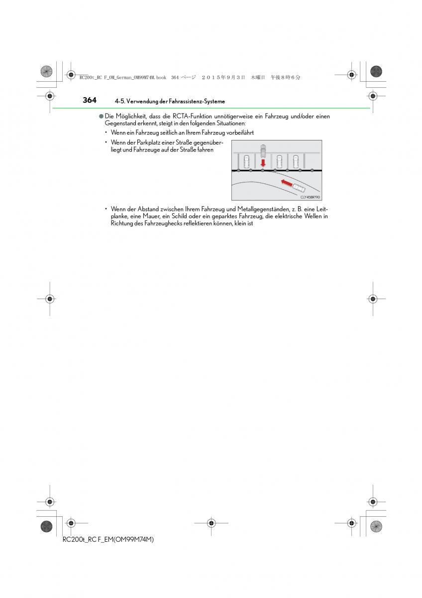 Lexus RC Handbuch / page 364