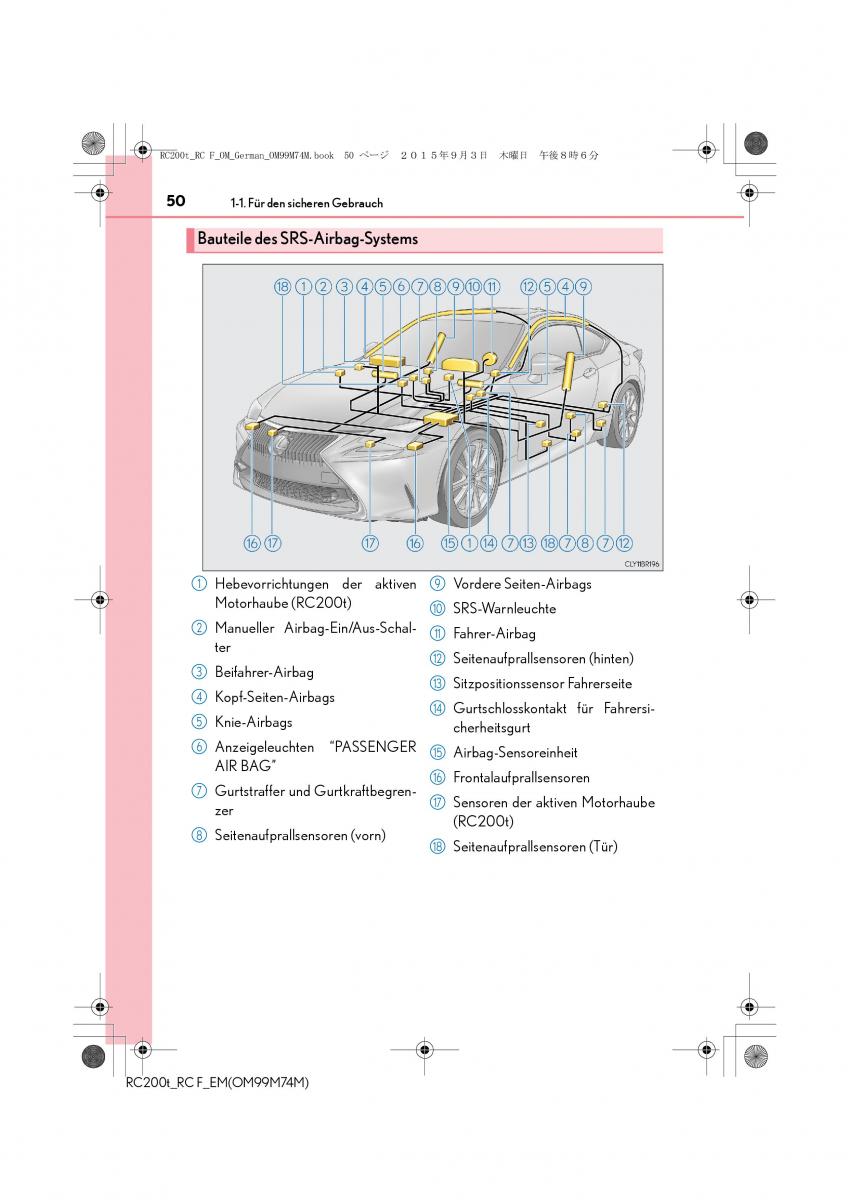 Lexus RC Handbuch / page 50