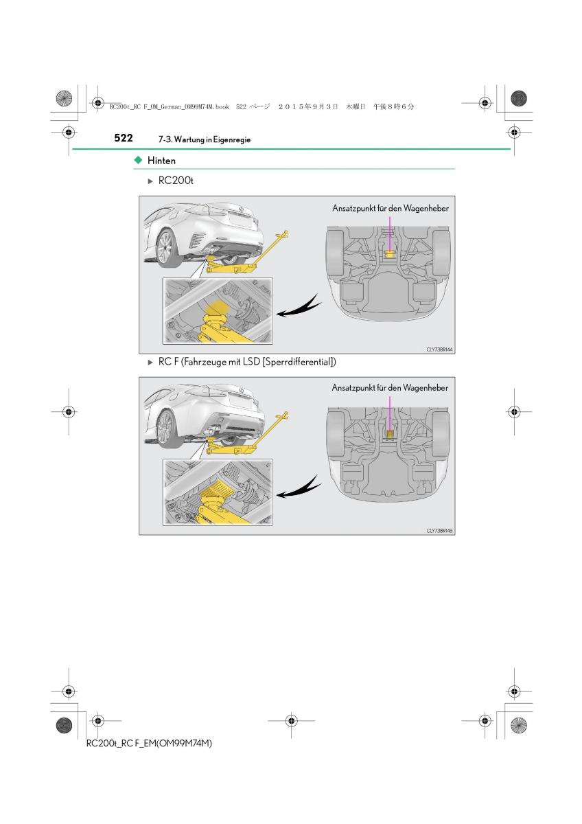 Lexus RC Handbuch / page 522