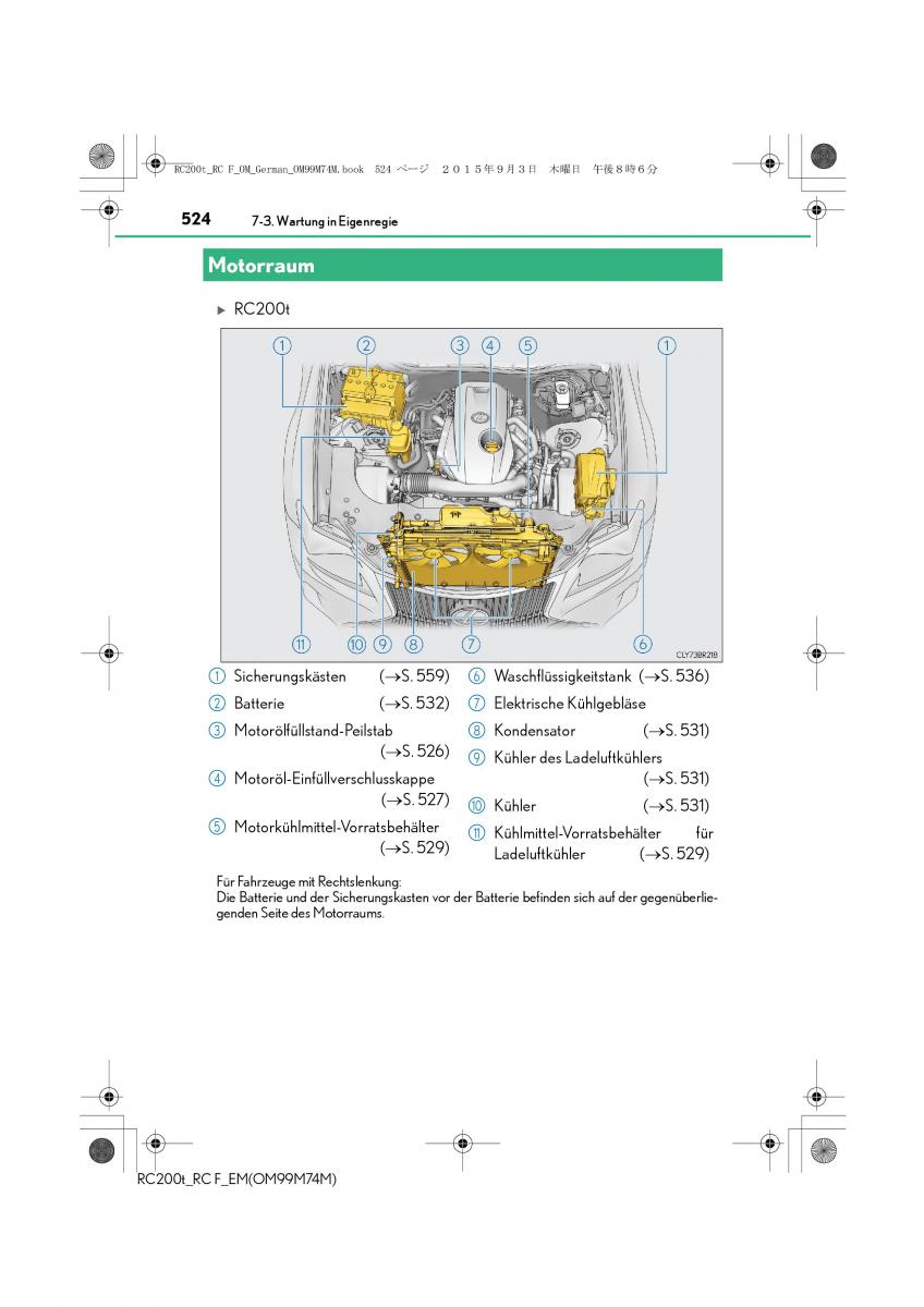 Lexus RC Handbuch / page 524