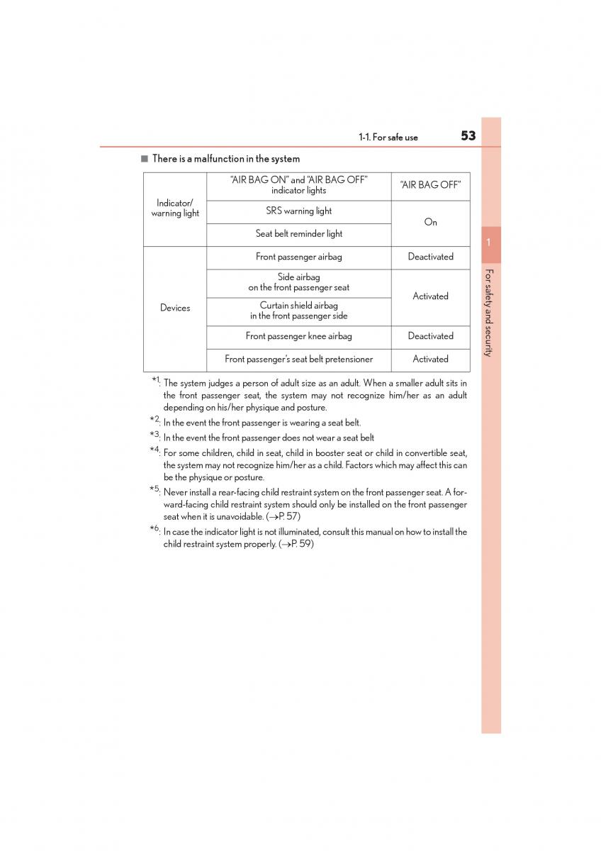 Lexus RC owners manual / page 55