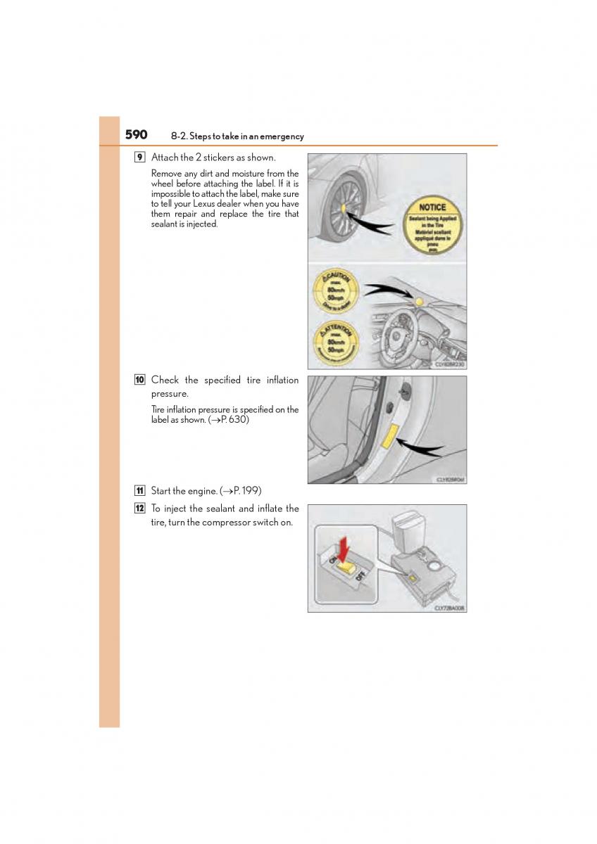 Lexus RC owners manual / page 592