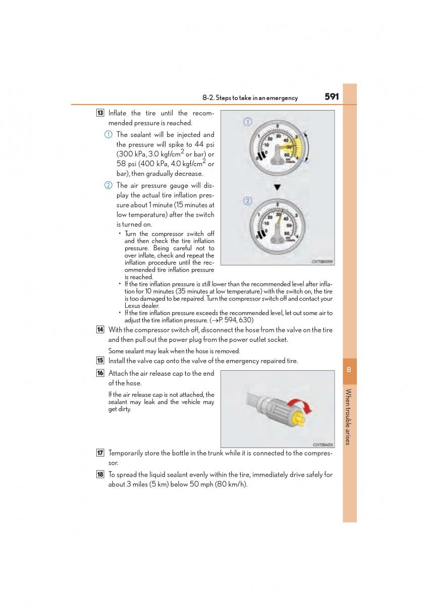 Lexus RC owners manual / page 593