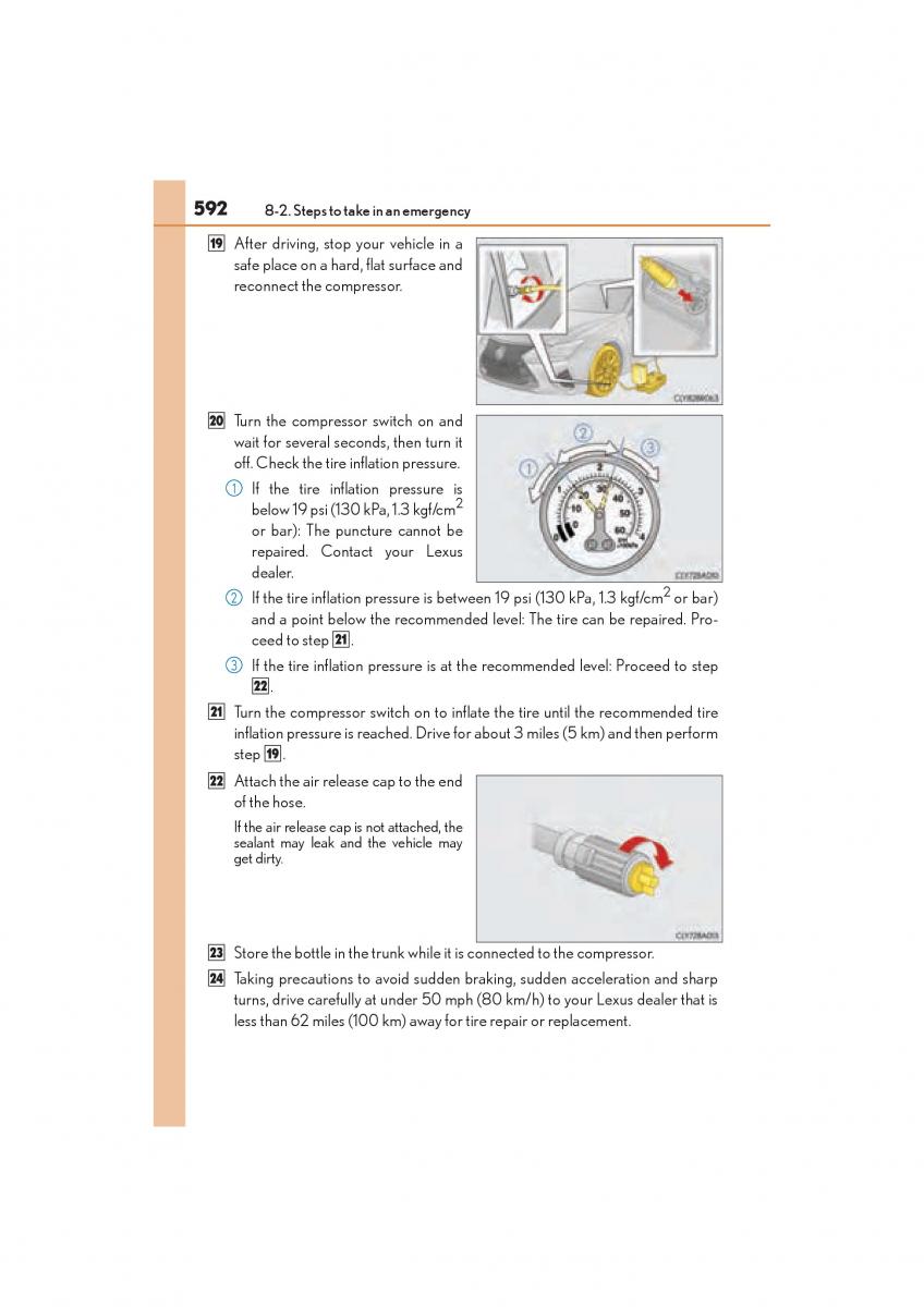 Lexus RC owners manual / page 594