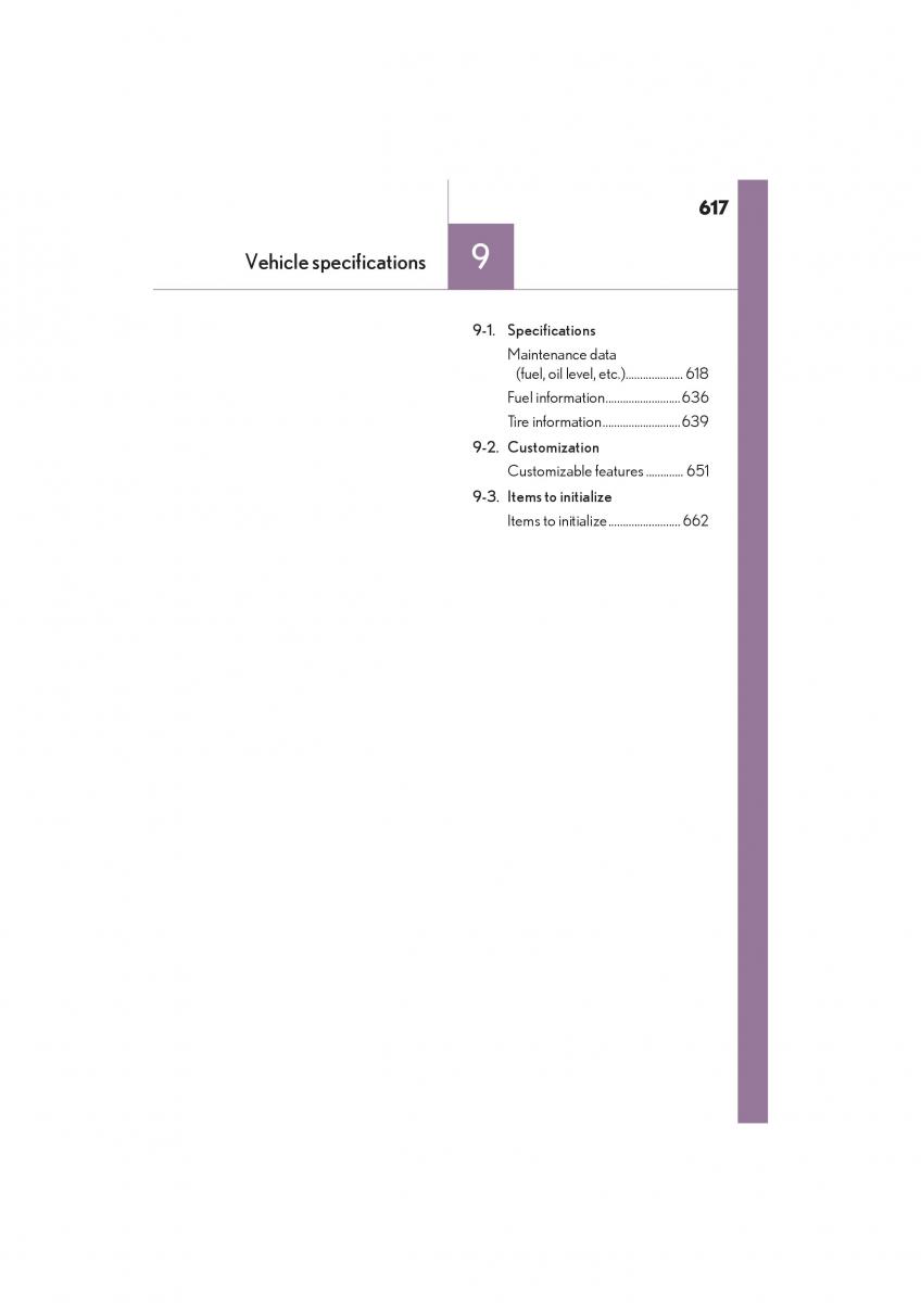 Lexus RC owners manual / page 619