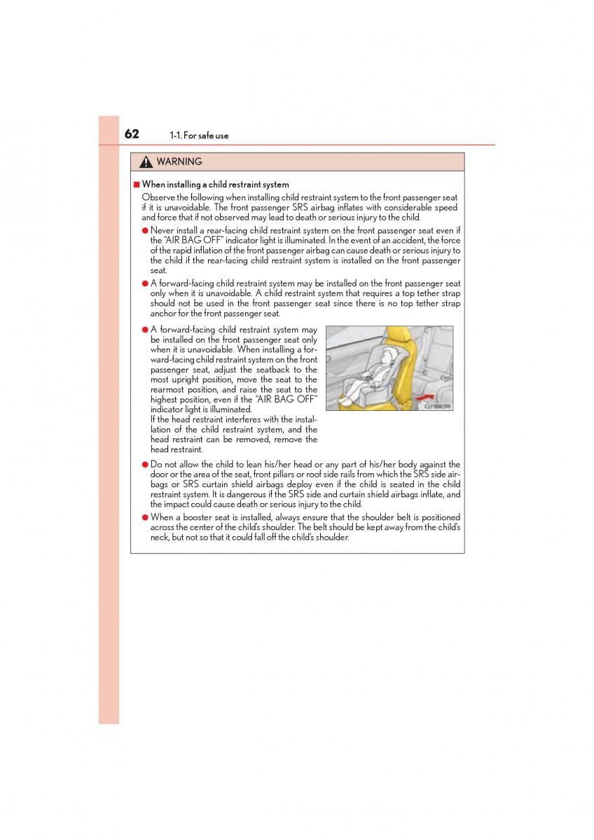 Lexus RC owners manual / page 64