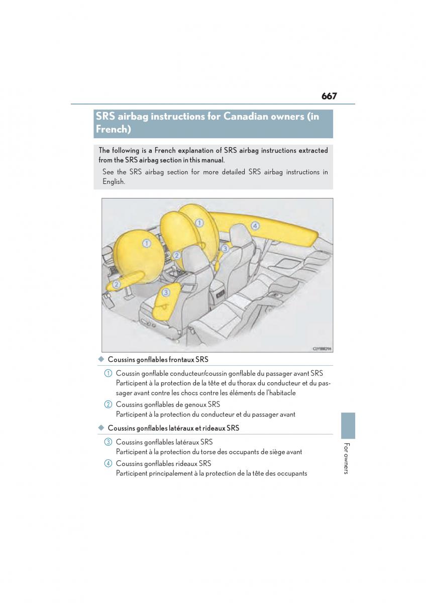 Lexus RC owners manual / page 669