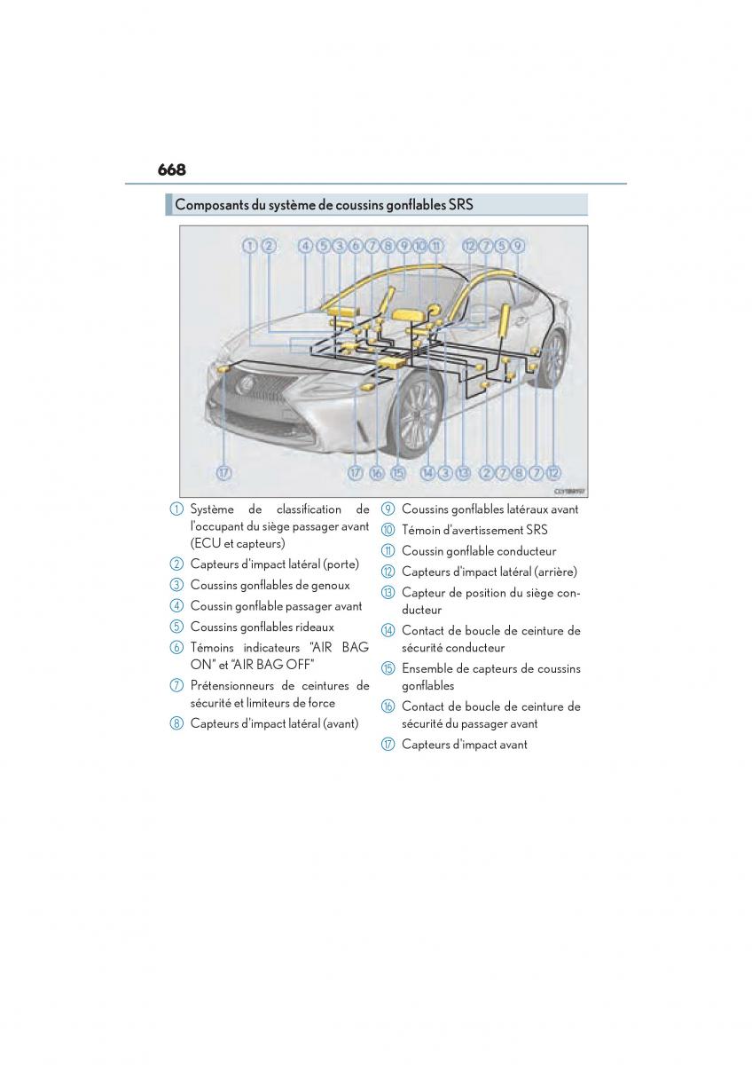 Lexus RC owners manual / page 670