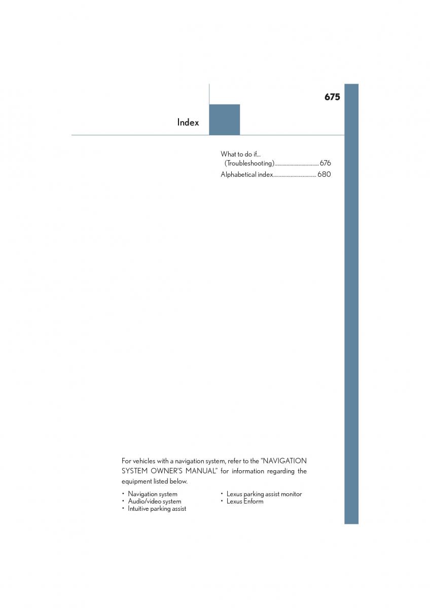 Lexus RC owners manual / page 677