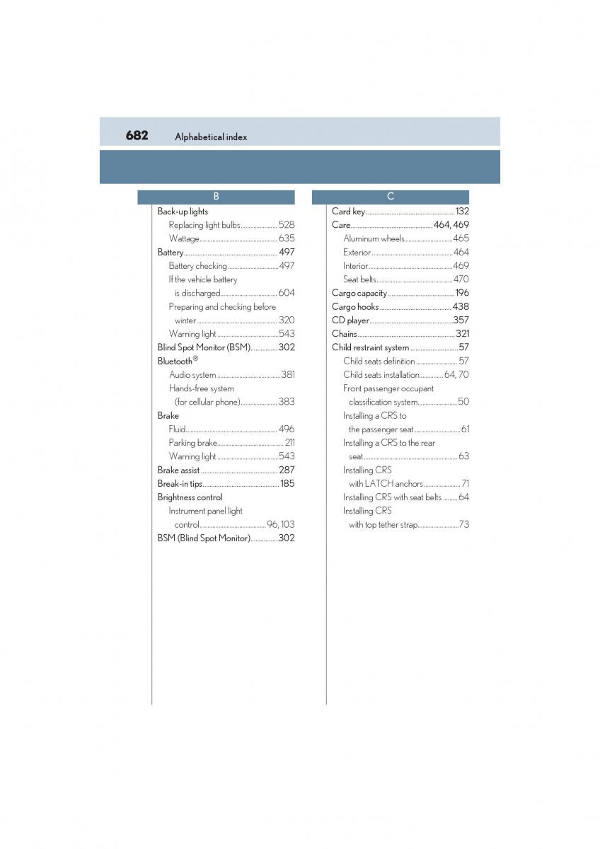 Lexus RC owners manual / page 684