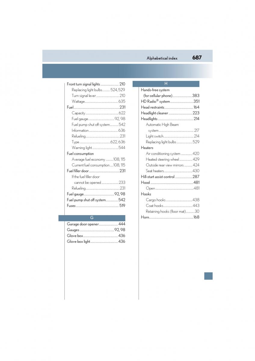 Lexus RC owners manual / page 689