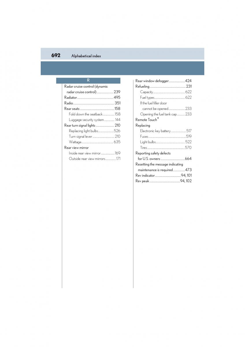 Lexus RC owners manual / page 694