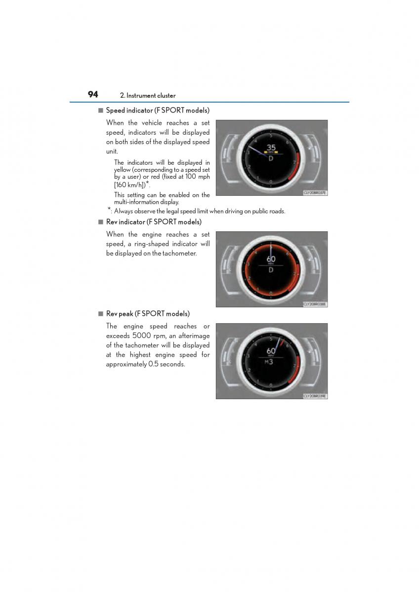 Lexus RC owners manual / page 96