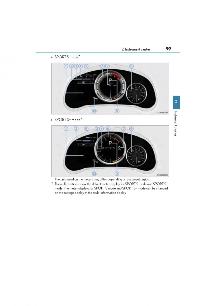 Lexus RC owners manual / page 101