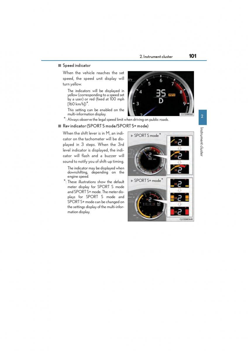 Lexus RC owners manual / page 103