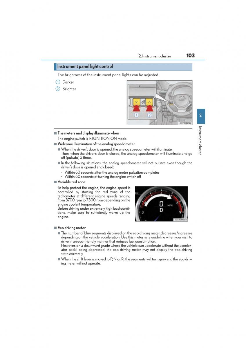 Lexus RC owners manual / page 105