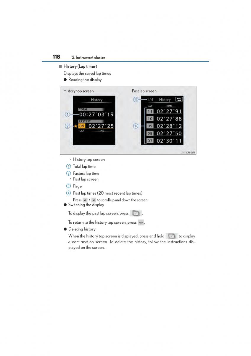 Lexus RC owners manual / page 120