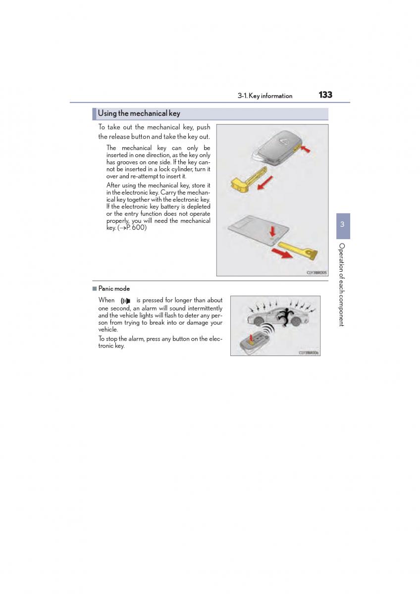 Lexus RC owners manual / page 135