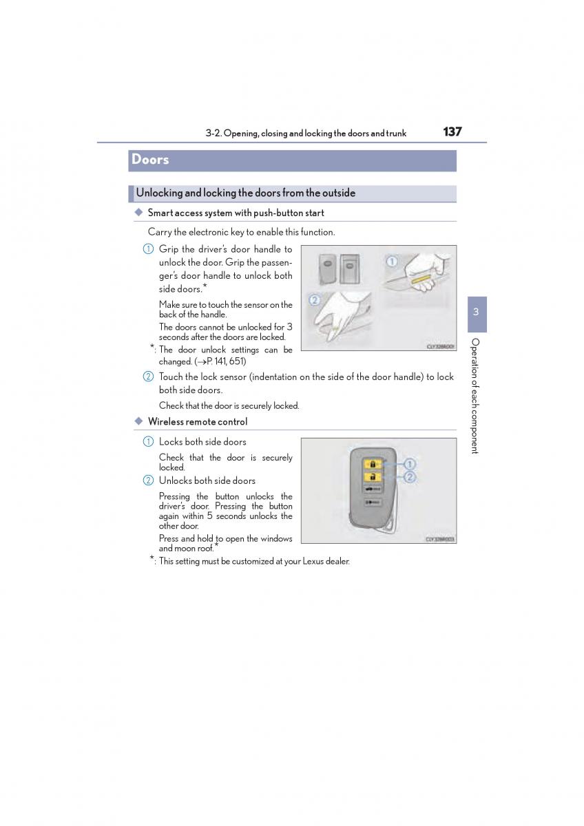 Lexus RC owners manual / page 139