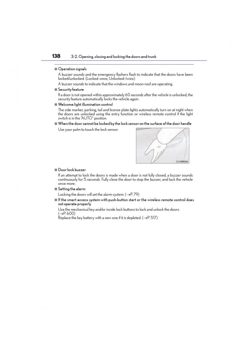 Lexus RC owners manual / page 140