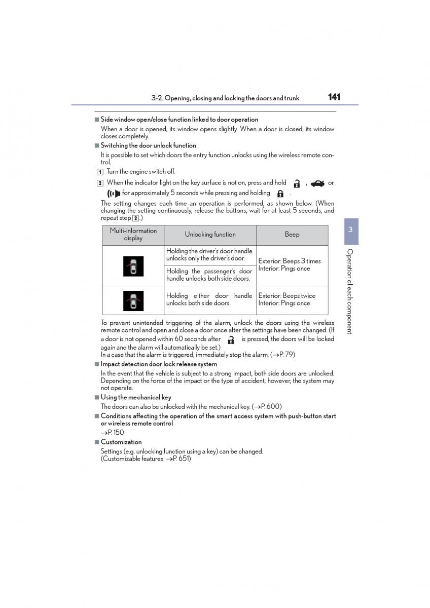 Lexus RC owners manual / page 143