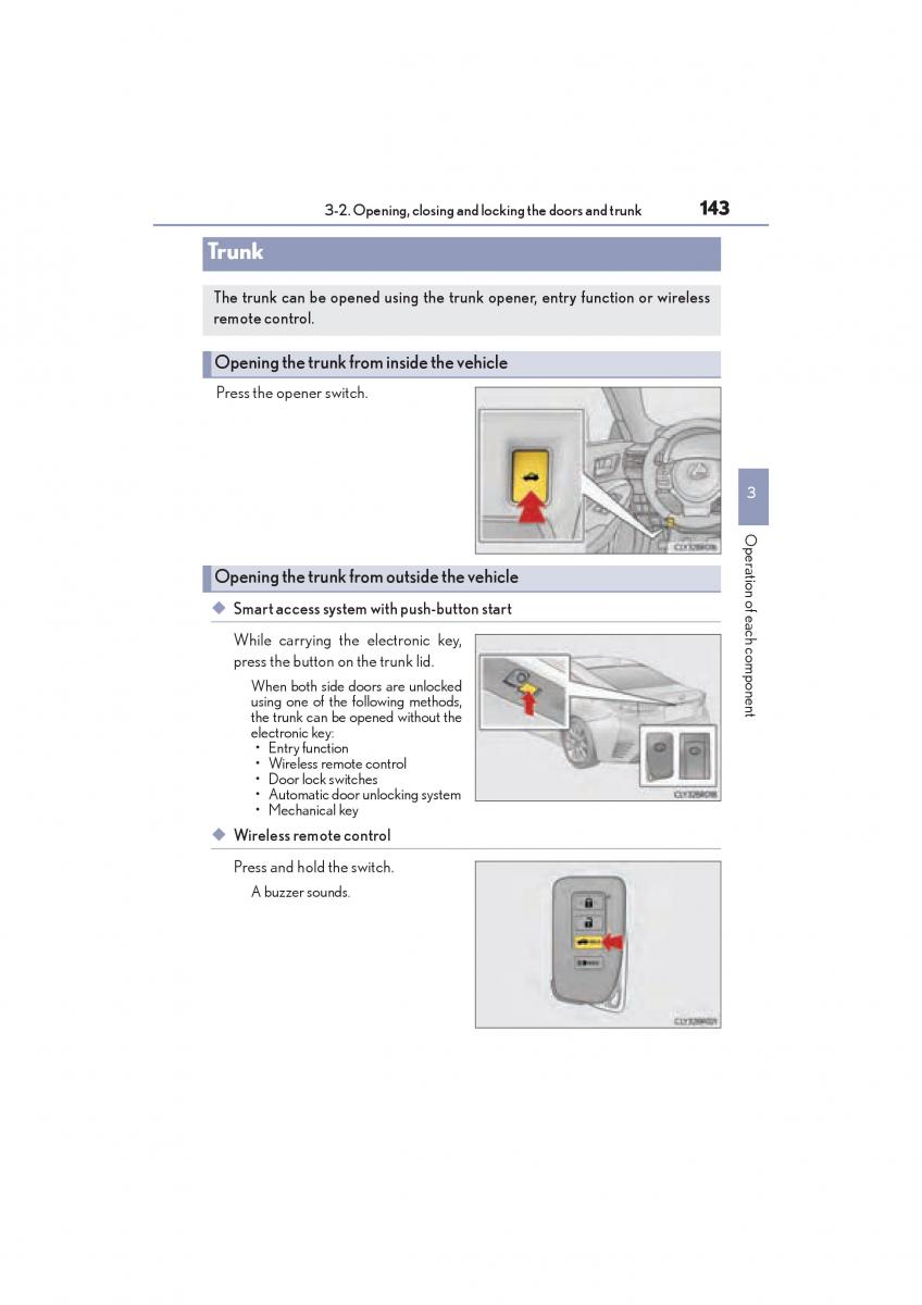 Lexus RC owners manual / page 145