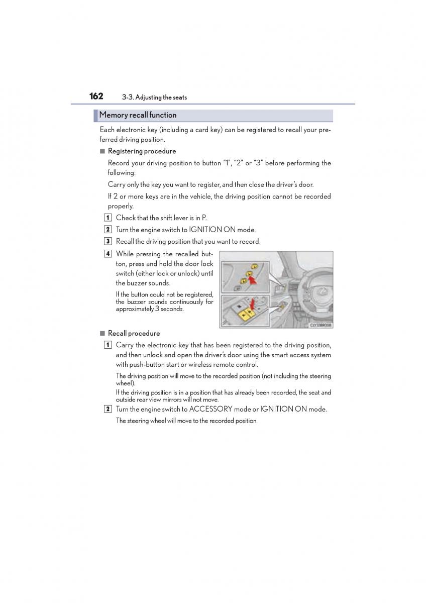 Lexus RC owners manual / page 164