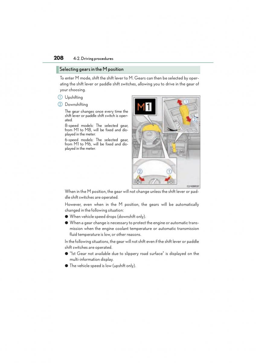 Lexus RC owners manual / page 210