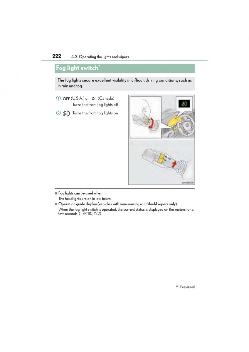 Lexus RC owners manual / page 224