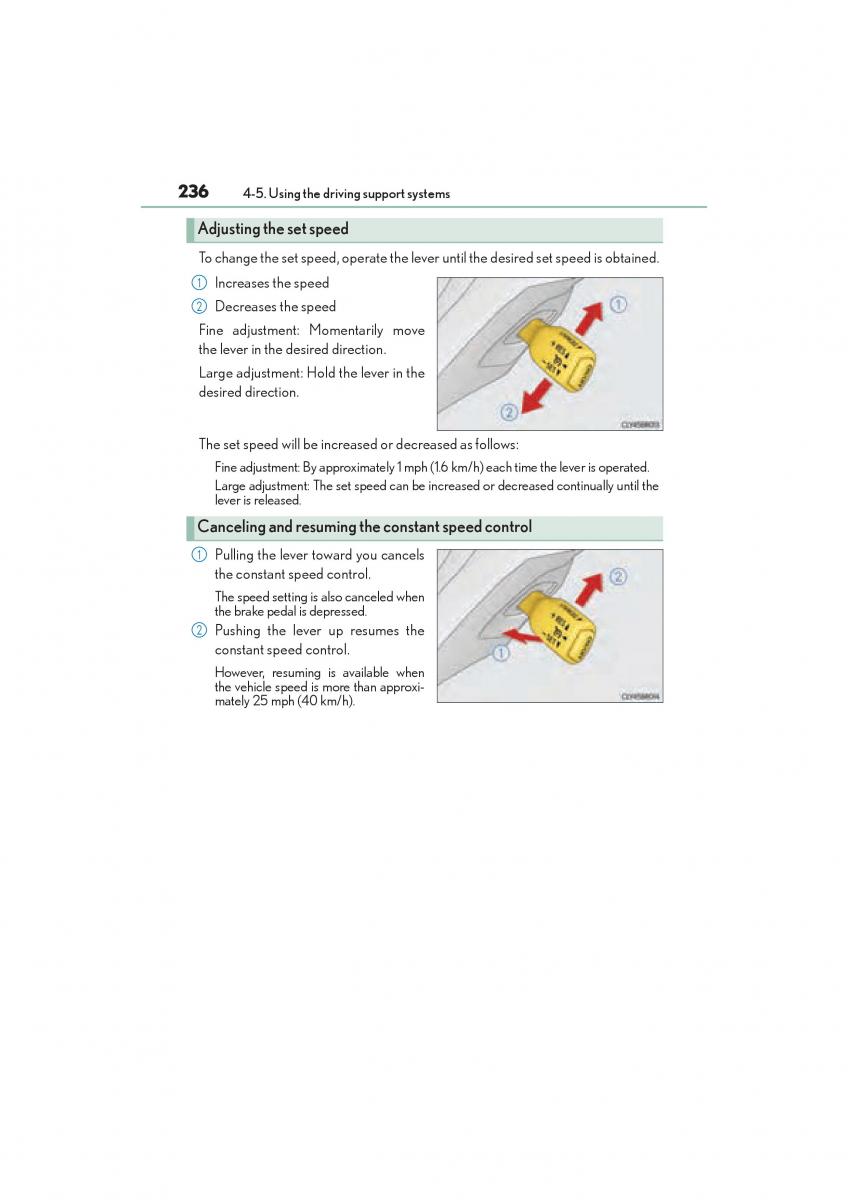 Lexus RC owners manual / page 238