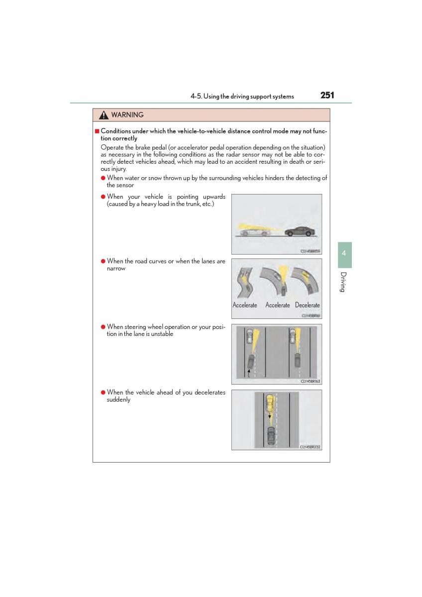 Lexus RC owners manual / page 253