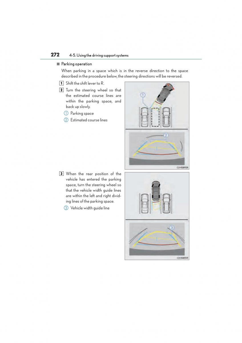 Lexus RC owners manual / page 274