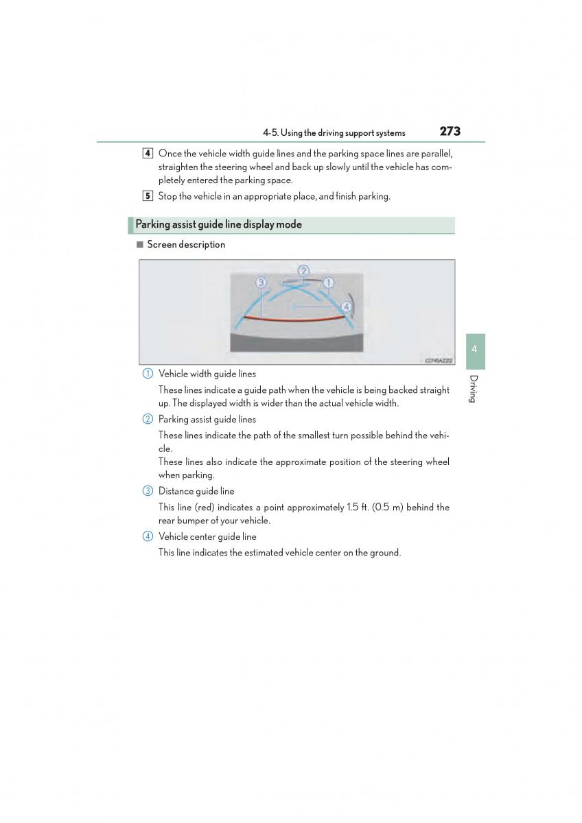 Lexus RC owners manual / page 275