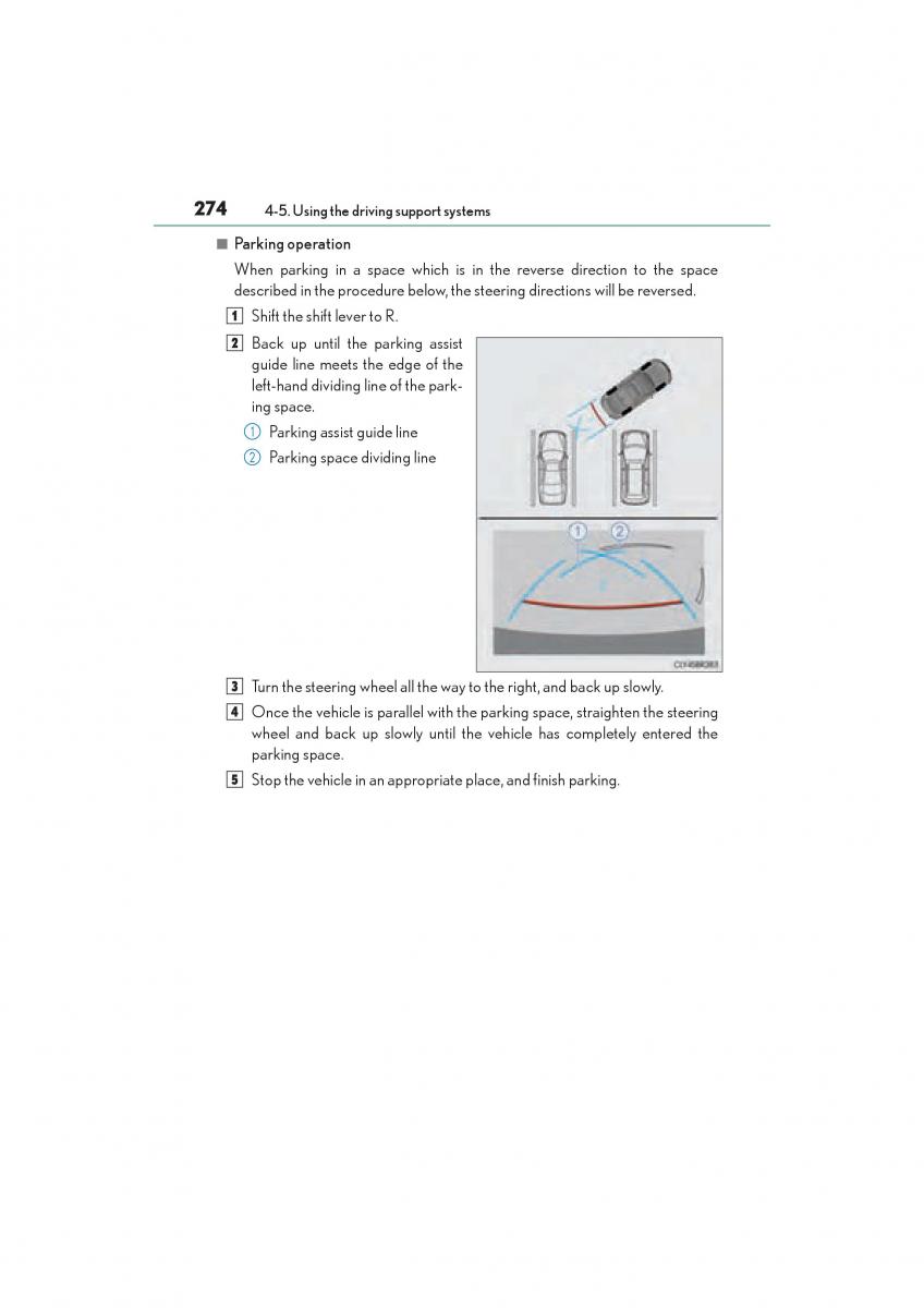 Lexus RC owners manual / page 276