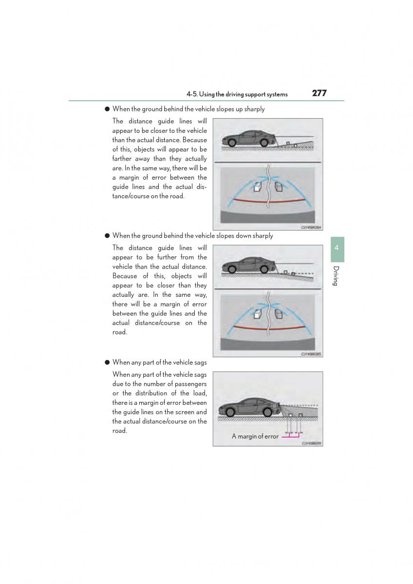 Lexus RC owners manual / page 279