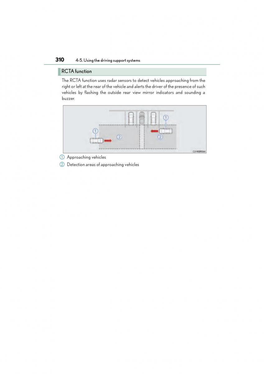 Lexus RC owners manual / page 312