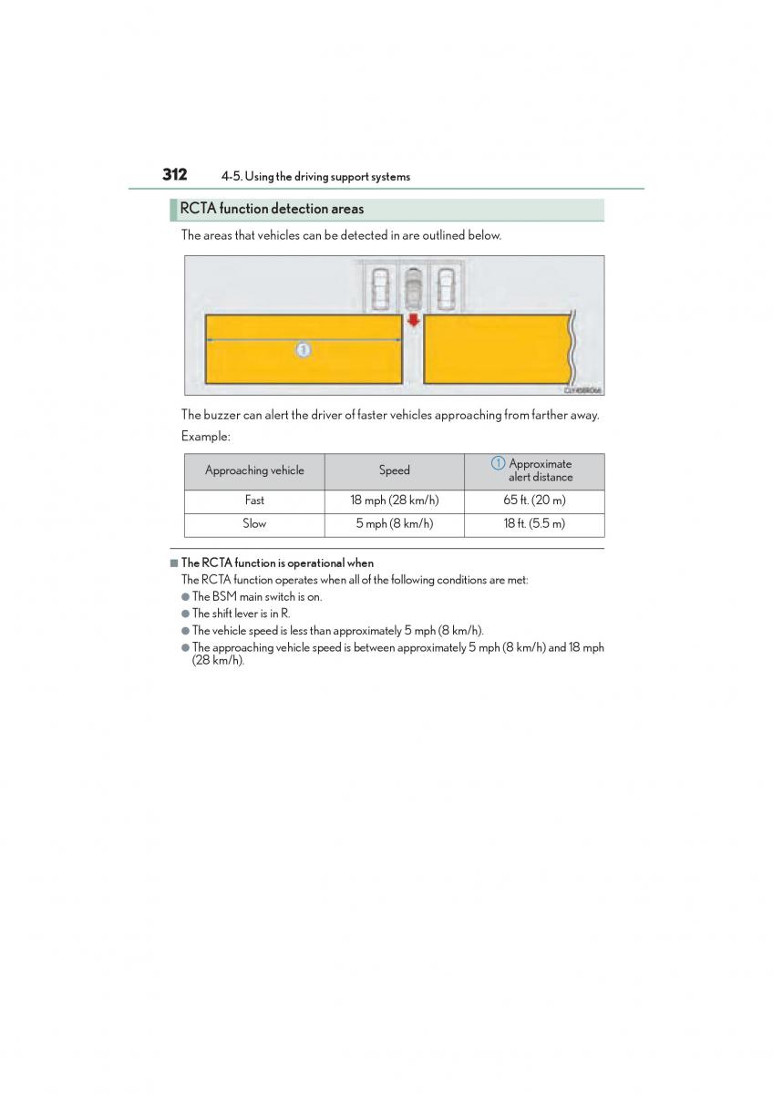 Lexus RC owners manual / page 314