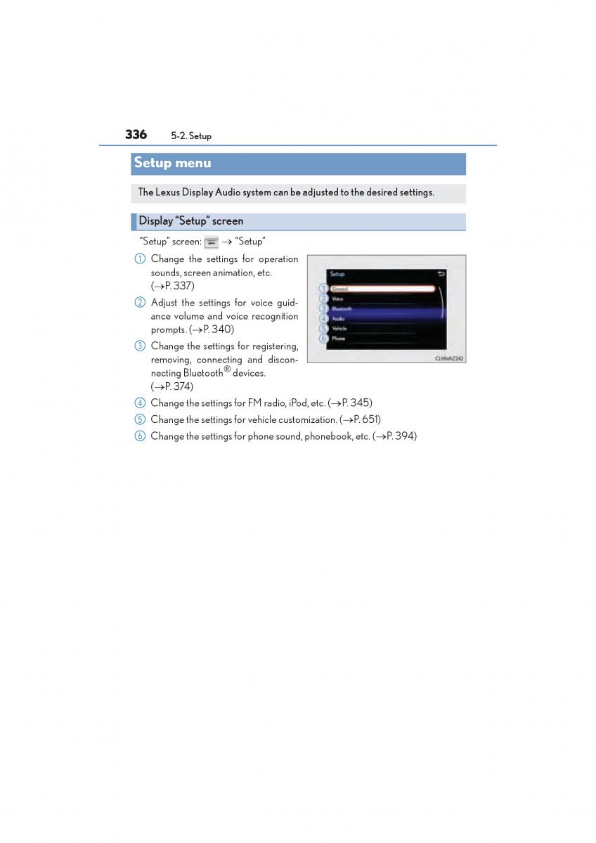 Lexus RC owners manual / page 338