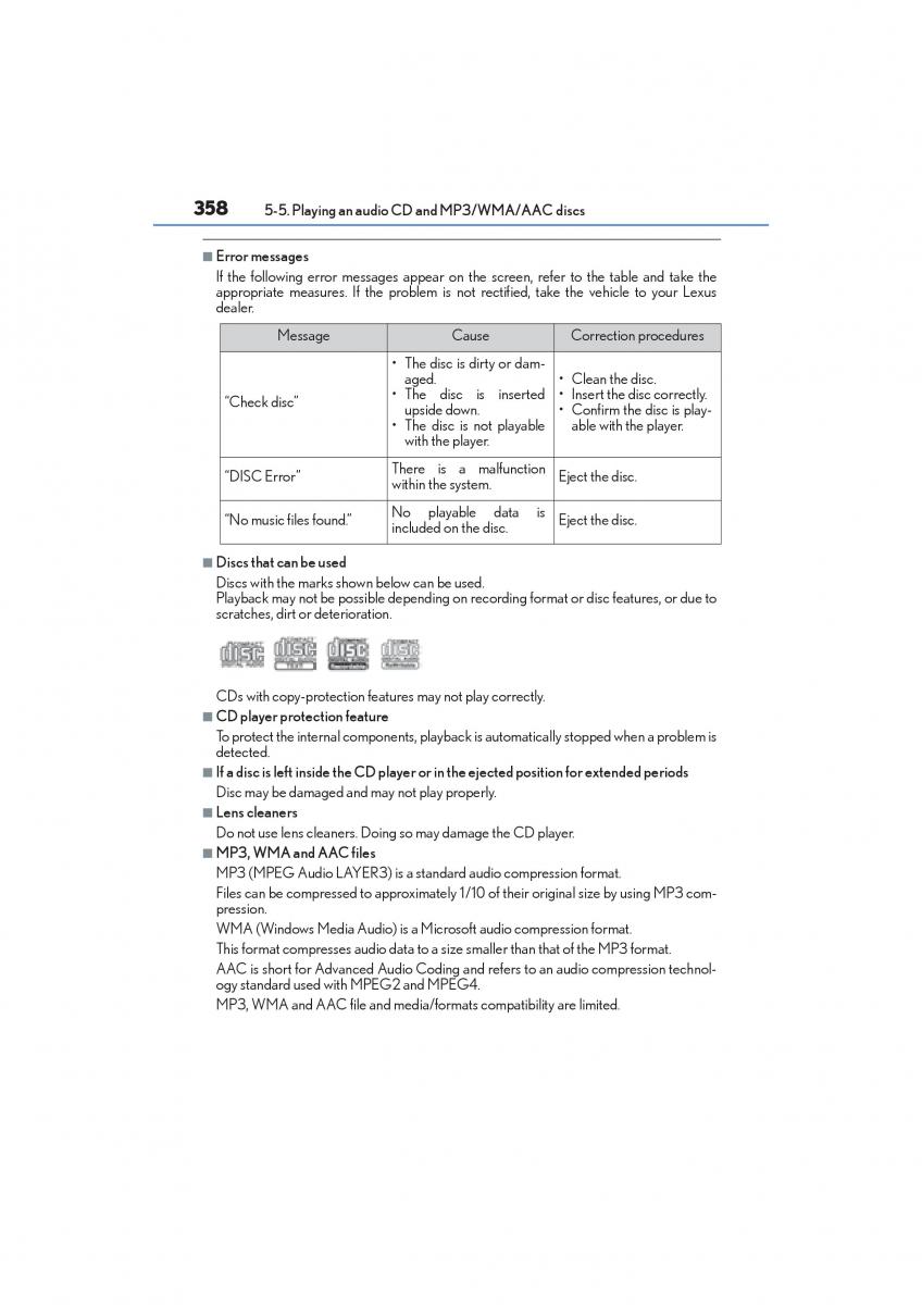 Lexus RC owners manual / page 360