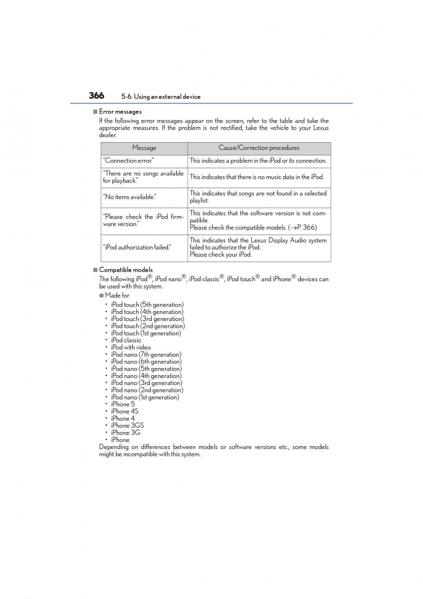 Lexus RC owners manual / page 368